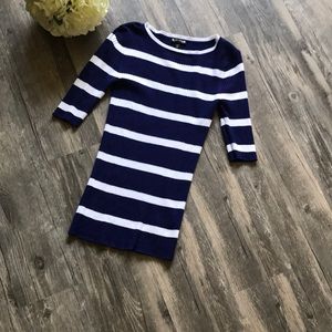 Elbow Sleeve Ribbed Sweater